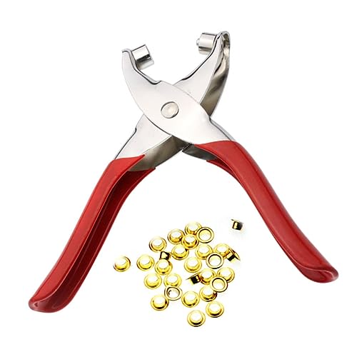 Holibanna Lochzange für Ösen Heavy Duty Ösen für Leder Stoff und Canvas mit Ösen Innendurchmesser Ergonomischer Griff Einfach zu Bedienen für Bastelarbeiten von Holibanna
