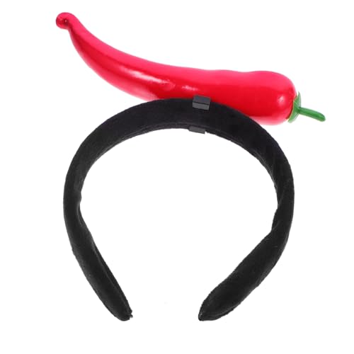 Holibanna Lustiges Chili Stirnband Für Partys Cartoon Gemüsehaardekor Farbenfrohes Kostümzubehör Für Foto Requisiten Für Kreative Auftritte Und Feiern von Holibanna