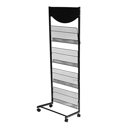 Holibanna Magazine Rack mit Stabiler Moderner Zeitschriftenständer für Ausstellungen und Empfangsbereiche Platzsparender Broschürenhalter für Optimale Organisation Holibanna Magazine Rack mit Stabiler Moderner Zeitschriftenständer für Ausstellungen und Empfangsbereiche Platzsparender Broschürenhalter für Optimale Organisation von Holibanna