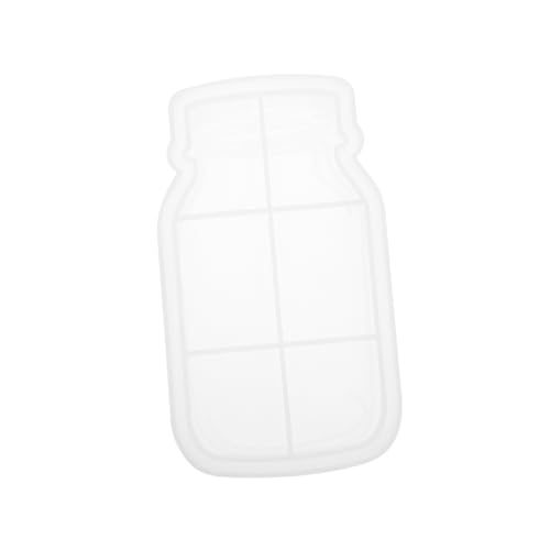 Holibanna Mason Jar Silikonform für Diy Epoxidharz Gießform Kerzenhalter Tray Kreative Handwerksprojekte Flexibel und Sicher für Bastelarbeiten von Holibanna
