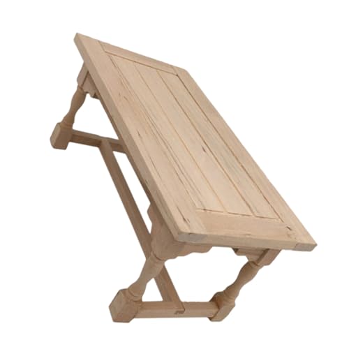 Holibanna Maßstab Unbehandelter Esszimmertisch für Kreative Spielzeuge und Zubehör im Mini Haus für Eltern Interaktionen Holibanna Maßstab Unbehandelter Esszimmertisch für Kreative Spielzeuge und Zubehör im Mini Haus für Eltern Interaktionen von Holibanna