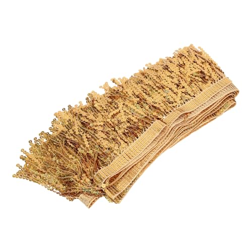 Holibanna Mehrzweck Pailletten Borte mit Fransen für Kostüme Lange Dekoborte für Diy Kleidung und Tanzkostüme Langlebig und Vielseitig Verwendbar von Holibanna