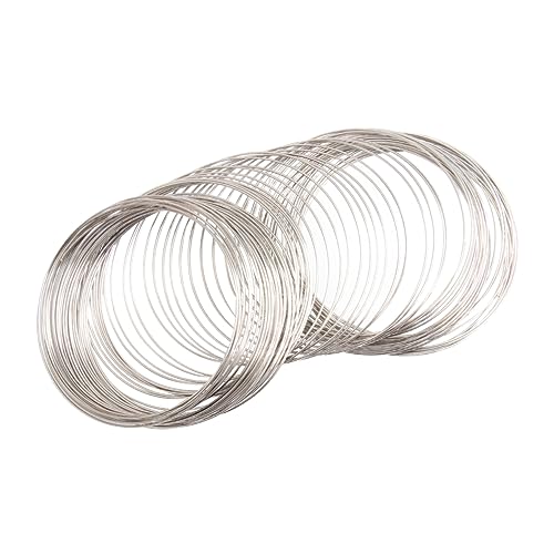 Holibanna Metall Draht Schmuckdraht Silber DIY Material für Schmuckherstellung Damen Mädchen Bangle Wire Stahlring Langlebig Leicht Tragbar Holibanna Metall Draht Schmuckdraht Silber DIY Material für Schmuckherstellung Damen Mädchen Bangle Wire Stahlring Langlebig Leicht Tragbar von Holibanna