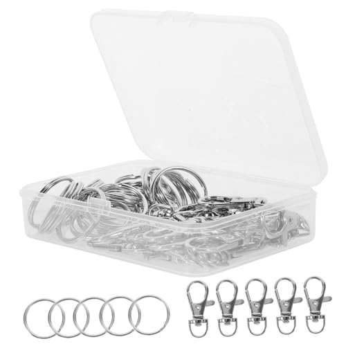Holibanna Metall Karabinerhaken Karabiner Schlüsselringe für DIY Handtaschen Gürtel Rucksäcke und Bastelprojekte Rostfrei und Langlebig Holibanna Metall Karabinerhaken Karabiner Schlüsselringe für DIY Handtaschen Gürtel Rucksäcke und Bastelprojekte Rostfrei und Langlebig von Holibanna