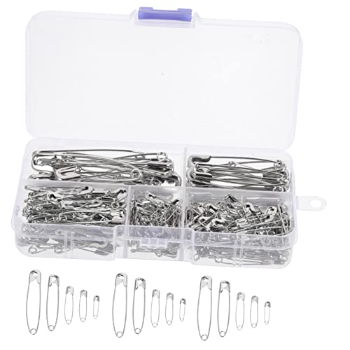Holibanna Metall Sicherheitsnadeln Kompakte Nähnadeln Praktischer Aufbewahrungsbox Vielseitig Einsetzbar für DIY Projekte Kleidung und Bastelarbeiten Langlebig von Holibanna