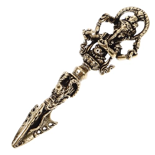 Holibanna Metall Vajra-stößel Anhänger Ornament Retro-Design DIY Schlüsselanhänger Verzierung Mini Vajra Hänge Handwerk von Holibanna