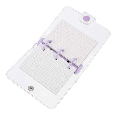 Holibanna Mini Ringbuch Transparent PVC Hülle mit Aufbewahrungstaschen Kariertes Nachfüllpapier Scrapbook DIY Notizbuch für Planung und Persönliche Notizen Holibanna Mini Ringbuch Transparent PVC Hülle mit Aufbewahrungstaschen Kariertes Nachfüllpapier Scrapbook DIY Notizbuch für Planung und Persönliche Notizen von Holibanna
