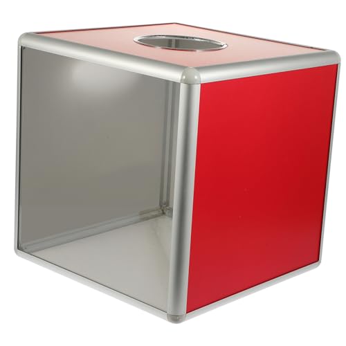 Holibanna Multifunktionale Transparente Spendenbox Kubische Gewinnspielbox für Abstimmungen und Veranstaltungen Sicher und von Holibanna