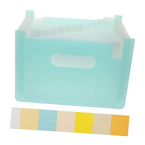 Holibanna Organizer Für Quittungen Fächer Transparenter Blauer Außenstoff Mit Weißen Innenseiten Praktischer Und Tragbarer Büroquittungsorganisator von Holibanna
