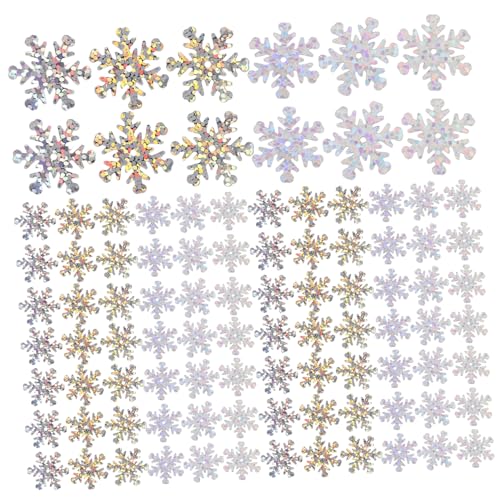 Holibanna Pailletten Dekomaterialien Weihnachtsaccessoires Schneeflocken Glitzer Schneeflocken Dekorationen Für Den Tisch Schneekugel Glitzer Mini Schneeflocken Schneekugel Zubehör von Holibanna