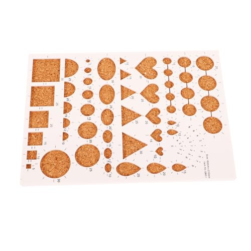 Holibanna Papier Quilling Schablone Werkzeug Präzise Wiederverwendbare Quilling Vorlage DIY Basteln Scrapbooking für Anfänger und Profis von Holibanna