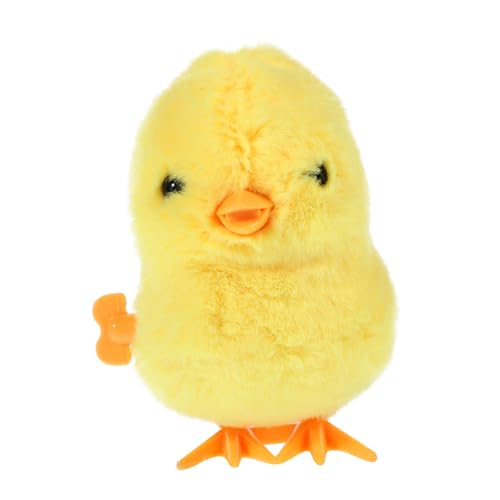 Holibanna Plüsch Hühner Aufziehspielzeug Kreatives Tierespielzeug Für Uhrwerk Hüpfen Huhn Lustiges Für Partys Und Ostern Stofftier von Holibanna
