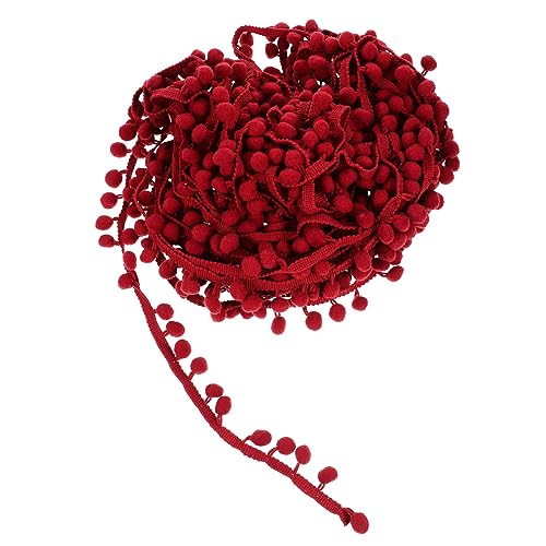 Holibanna Pompom-spitze Bunt Dekore Gardinenleisten Vorhänge Stoff Pompons Zum Basteln Rüsche Blau Quastenverkleidung Ballfransenbesatz Party Randverkleidung Groß Nähen Trimmen Rot Acrylgarn Holibanna Pompom-spitze Bunt Dekore Gardinenleisten Vorhänge Stoff Pompons Zum Basteln Rüsche Blau Quastenverkleidung Ballfransenbesatz Party Randverkleidung Groß Nähen Trimmen Rot Acrylgarn von Holibanna