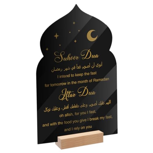 Holibanna Dekoration Satz Ramadan Tischdeko Mubarak Acryl Schild Hohe Verschleißfestigkeit Bruchfestigkeit Sehr Praktisch Mit Ausgezeichneter Textur Holibanna Dekoration Satz Ramadan Tischdeko Mubarak Acryl Schild Hohe Verschleißfestigkeit Bruchfestigkeit Sehr Praktisch Mit Ausgezeichneter Textur von Holibanna