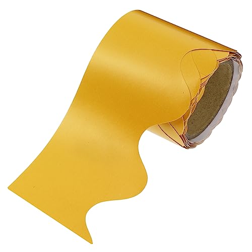 Holibanna Randdekorpapier Wand dekorativer Bulletin-Rand Schwarzes Brett umrandet schwarz und weiß trimmen durchsage ankündigung zubehör Tafeldekor Whiteboard-Verkleidung Papierstau Yellow Holibanna Randdekorpapier Wand dekorativer Bulletin-Rand Schwarzes Brett umrandet schwarz und weiß trimmen durchsage ankündigung zubehör Tafeldekor Whiteboard-Verkleidung Papierstau Yellow von Holibanna