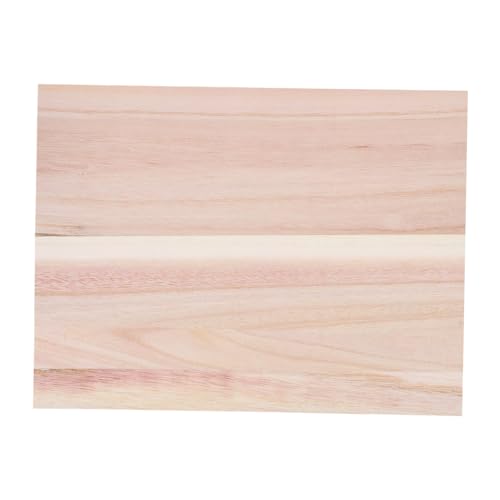 Holibanna Rechteckige Holzplatte aus Massivem Holz Unbehandelte Holzbretter für Diy Raumteiler und Kleiderschrankorganisation von Holibanna