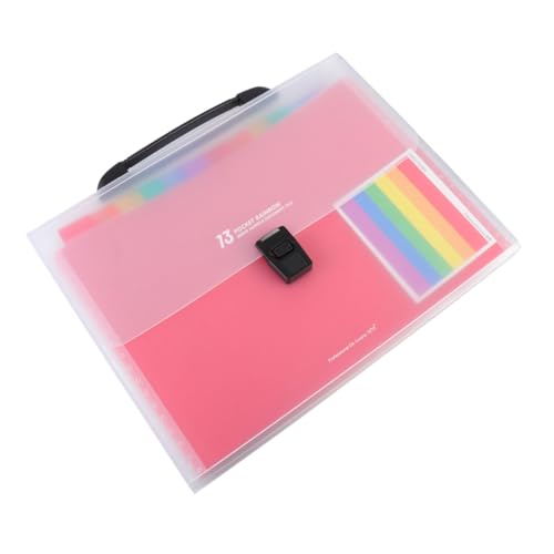Holibanna Regenbogen Erweiterbarer Aktenordner Fächer Multilayer Dokumententasche Langlebig Tragbar für Büro Schule und Zuhause Holibanna Regenbogen Erweiterbarer Aktenordner Fächer Multilayer Dokumententasche Langlebig Tragbar für Büro Schule und Zuhause von Holibanna