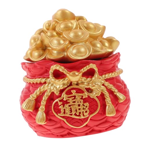 Holibanna Resin Glücksbringer Dekoration Chinesischer Auto Ornament für Neujahr und Feste Langlebig Detailreich und Farbenfroh von Holibanna