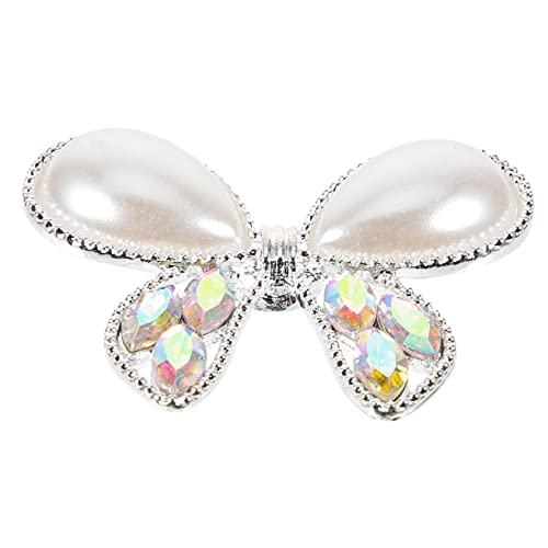 Holibanna Rhinestone Schmetterlingsapplikation Glitzer Patches für Kleidung DIY Accessoires Einfach Anzubringen Langlebige Verzierungen für Kreative Projekte von Holibanna
