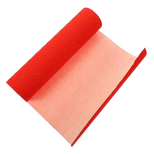 Holibanna Rotes Xuan Papier Rolle für Chinesische Kalligraphie DIY Charakterpapier Dekoratives Blankopapier Halbgegartes Schreibpapier für Frühling Festival Hochzeit und Festtagsdekoration Holibanna Rotes Xuan Papier Rolle für Chinesische Kalligraphie DIY Charakterpapier Dekoratives Blankopapier Halbgegartes Schreibpapier für Frühling Festival Hochzeit und Festtagsdekoration von Holibanna