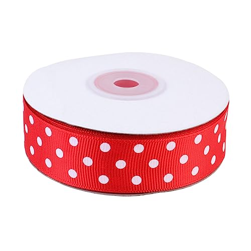 Holibanna Rotes gepunktetes Geschenkband Breit Reißfestes Dekoband mit Punkten für Partydekoration Bastelband zum Verpacken und Feiern Holibanna Rotes gepunktetes Geschenkband Breit Reißfestes Dekoband mit Punkten für Partydekoration Bastelband zum Verpacken und Feiern von Holibanna