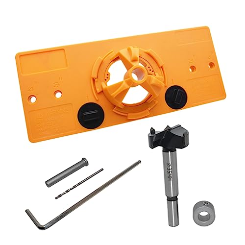 Holibanna Scharnierbohrer Bohrlehre Holzbohrführung Hinge Drilling Positioner für Präzises Bohren bei Möbel und Schranktüren DIY Holzverarbeitung Holibanna Scharnierbohrer Bohrlehre Holzbohrführung Hinge Drilling Positioner für Präzises Bohren bei Möbel und Schranktüren DIY Holzverarbeitung von Holibanna
