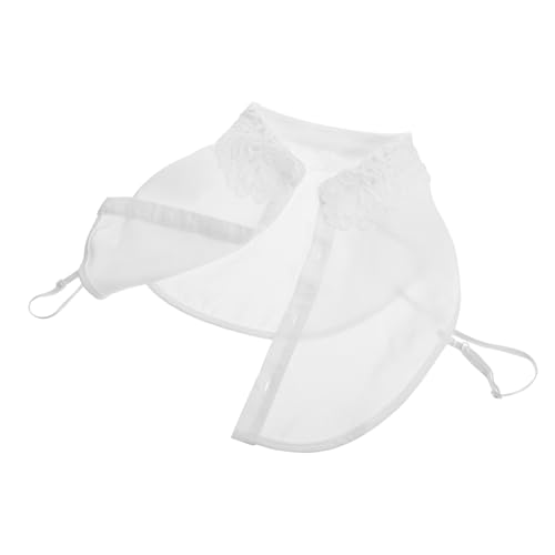 Holibanna Schlichte Weiße Chiffon Fake Collar für Damen Leichter Dekorativer Blusenkragen Vielseitiges Kleidungsaccessoire Bequemes Material für Ärmellose Shirts Pullover und Kleider Holibanna Schlichte Weiße Chiffon Fake Collar für Damen Leichter Dekorativer Blusenkragen Vielseitiges Kleidungsaccessoire Bequemes Material für Ärmellose Shirts Pullover und Kleider von Holibanna