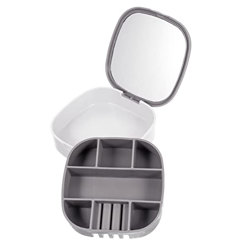 Holibanna Schmuckschatulle Mit Schmuckbox Für Ringe Halsketten Ohrringe Kompakte Aufbewahrungslösung Für Reisen Zuhause Elegantes Design von Holibanna