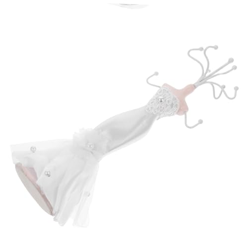 Holibanna Schmuckständer Modell Weißes Abendkleid Schmuckorganizer für Mädchen Schmuckhalter Ohrringe Ringe Armbänder Halsketten Display Regal Kompakt Platzsparend für Brautschmuck Holibanna Schmuckständer Modell Weißes Abendkleid Schmuckorganizer für Mädchen Schmuckhalter Ohrringe Ringe Armbänder Halsketten Display Regal Kompakt Platzsparend für Brautschmuck von Holibanna