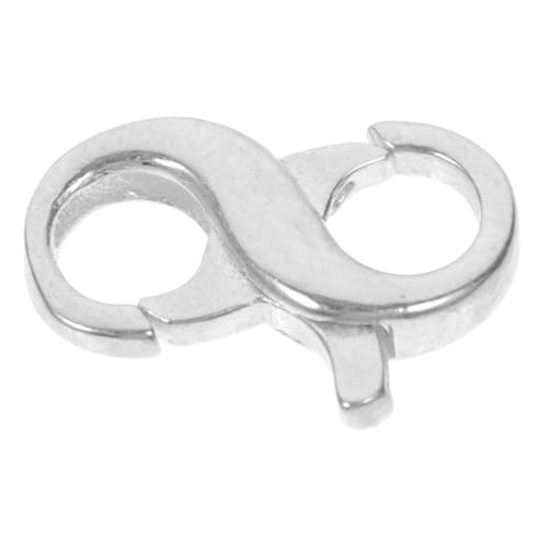 Holibanna Schmuckverschluss Hakenverschluss für Armbänder Doppelte Öffnung Karabiner für DIY Schmuckgestaltung Handgefertigte Accessoires von Holibanna