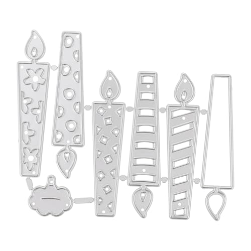 Holibanna Schneidwerkzeug Prägung Schneiden geformt Vorlage Party Scrapbooking-Stanzformen Schnitt sterben Zubehör basteln Stahl mit hohem Kohlenstoffgehalt Silver von Holibanna