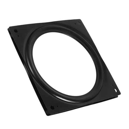 Holibanna Schwarze Drehplatte aus Stabilem Drehbarer Möbelbeschlag für Sitzdrehbasis Lazy Susan für Eckschränke Vielseitiger Drehteller für Displayständer und Tv Regale von Holibanna