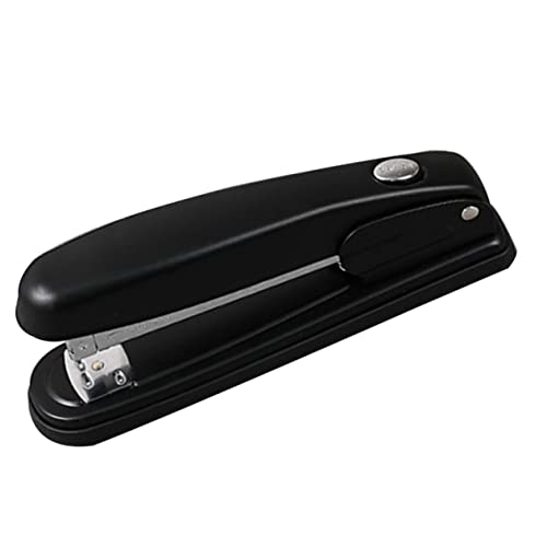 Holibanna Schwarzer Hefter für Büro und Schule Metall Hefter für Ergonomisches Design für Klassenzimmer und Heimbüro Langlebig und Stabil Verarbeitung von Holibanna