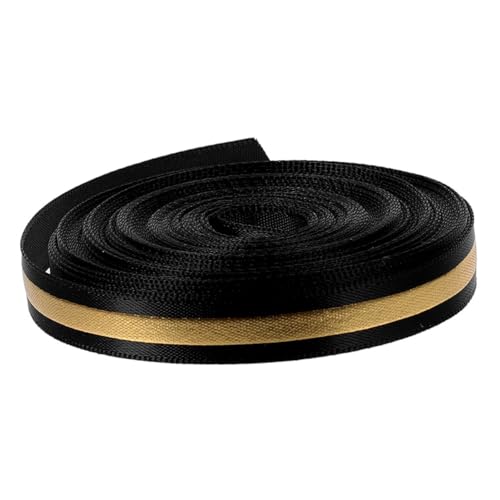 Holibanna Schwarzes Goldfarbenes Geschenkband Polyester Geschenkverpackungsband mit Heißpräge Breit für Abschlussfeiern und Partydekoration Holibanna Schwarzes Goldfarbenes Geschenkband Polyester Geschenkverpackungsband mit Heißpräge Breit für Abschlussfeiern und Partydekoration von Holibanna