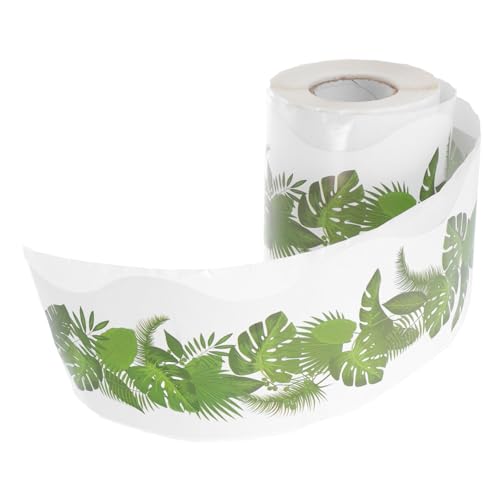 Holibanna Selbstklebende Bulletin Board Border Sticker Breit Tropische Baumblatt Kante Widerstandsfähiger Dekorstreifen für Klassenzimmer Büro Tafel und Partygestaltung von Holibanna