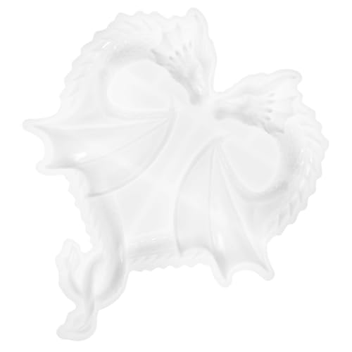 Holibanna Silikonform Drachen Gießform Langlebig Flexibel für DIY Epoxidharz Kunsthandwerk Wiederverwendbar Halbrelief Wanddeko Tischdekoration Silikon Gießformen Basteln Epoxidharz von Holibanna
