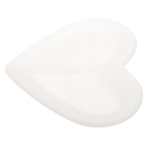 Holibanna Silikonform Herztablett für Schmuck DIY Epoxidharz Gießform Langlebig Flexibel Einfach zu Entformen für Schmucktabletts und Geschenkideen von Holibanna