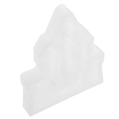 Holibanna Silikonform Schloss Gießform für DIY Bastelprojekte Flexible Silikonform für Epoxidharz für Kunsthandwerke und Personalisierte von Holibanna