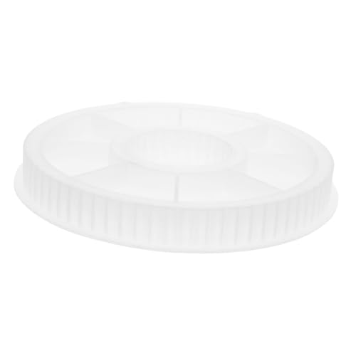 Holibanna Silikonform Tray Mold DIY Gießform für Schmuck Tablett mit Rillen Flexibel Strapazierfähig Originelles Basteln für Epoxidharz und Heimdekoration von Holibanna