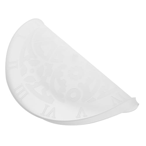 Holibanna Silikonform für DIY Uhr Gießform mit Zahnrädern Flexible und Reißfeste Uhrenform für Epoxidharz Basteln Runde Arabische und Römische Ziffern für Kreative Handwerksprojekte von Holibanna