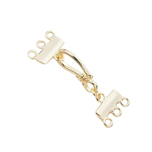 Holibanna Strängige Halskettenverschlüsse mit Kupferbeschichtung Abnehmbare Mehrschichtige Schmuckverschlüsse für DIY und Bastelprojekte Holibanna Strängige Halskettenverschlüsse mit Kupferbeschichtung Abnehmbare Mehrschichtige Schmuckverschlüsse für DIY und Bastelprojekte von Holibanna