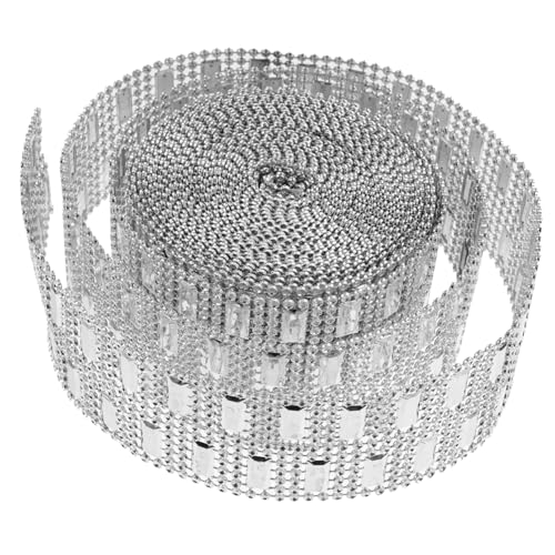Holibanna Strassband DIY Rhinestone Ribbon Silber Glänzende Dekorative Kleidungstrim Für Haarspangen Gürtel Basteln Hochzeit Party Zubehör Holibanna Strassband DIY Rhinestone Ribbon Silber Glänzende Dekorative Kleidungstrim Für Haarspangen Gürtel Basteln Hochzeit Party Zubehör von Holibanna