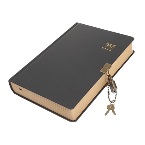 Holibanna Tage Notizbuch mit Zahlenschloss Persönliches Tagebuch Organizer Schlossgesichertes Schreibjournal Tragbarer Planer für Büro Schule und Zuhause Stilvolle Privatsphäre Schützen von Holibanna