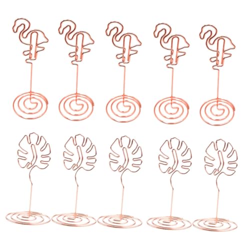 Holibanna Teiliges Hawaii Style Memo Clips Flamingo und Monstera Fotohalter Tischkartenhalter Namensschildhalter Rosegold Tischdekoration Langlebig Stabil Holibanna Teiliges Hawaii Style Memo Clips Flamingo und Monstera Fotohalter Tischkartenhalter Namensschildhalter Rosegold Tischdekoration Langlebig Stabil von Holibanna
