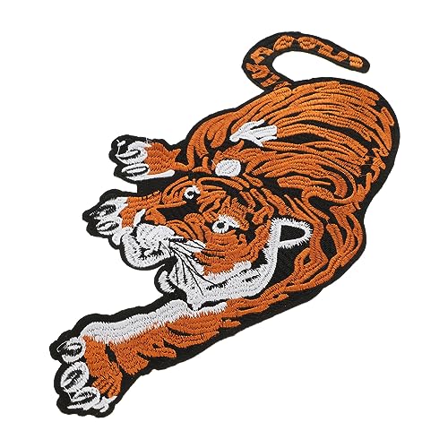 Holibanna Tiger Stickerei Applikation Patch Hochwertiger Einfach zu Nähen für DIY Projekte für Kleidung und Handwerksarbeiten Tiermotiv für Kreative Bastelideen Holibanna Tiger Stickerei Applikation Patch Hochwertiger Einfach zu Nähen für DIY Projekte für Kleidung und Handwerksarbeiten Tiermotiv für Kreative Bastelideen von Holibanna