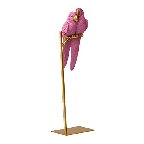 Holibanna Tischplatte Papagei Ornament Realistische Gefälschte Büro Home Decor Paar von Holibanna
