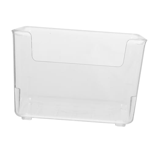 Holibanna Transparente Memo Pad Aufbewahrungsbox mit Glatten Kanten Vielseitiger Notizhalter für Büro und Zuhause Organizer für Notizzettel Visitenkarten und Kleine Büromaterialien von Holibanna