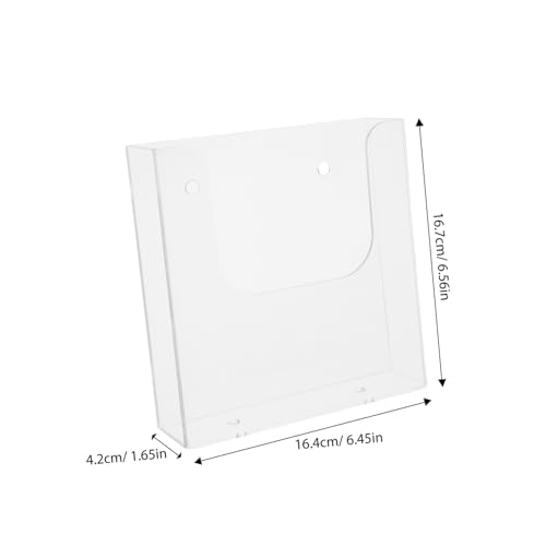 Holibanna Transparenter Wandhalter für Magazine und Dokumente Stabiler Hängeorganizer Platzsparender Büroregal Organizer für Akten Zeitschriften und Broschüren Moderner Dateiablagehalter Holibanna Transparenter Wandhalter für Magazine und Dokumente Stabiler Hängeorganizer Platzsparender Büroregal Organizer für Akten Zeitschriften und Broschüren Moderner Dateiablagehalter von Holibanna