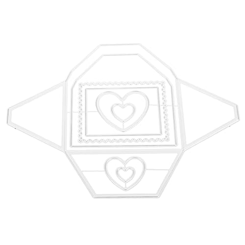Holibanna Umschlagförmige Kohlenstoffstahl Stanzform Zum Selbermachen DIY Stanzform Für Scrapbooking Und Alben Wiederverwendbar Für Projekte Und von Holibanna