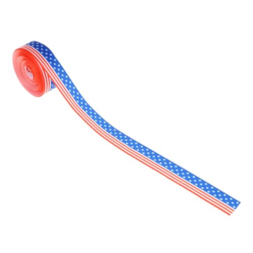 Holibanna Unabhängigkeitstag Dekoratives Geschenkband Breit Yards Polyester DIY Bastelband mit Festlichem Stern und Streifenmuster für Party Tischdeko und Geschenkverpackung Holibanna Unabhängigkeitstag Dekoratives Geschenkband Breit Yards Polyester DIY Bastelband mit Festlichem Stern und Streifenmuster für Party Tischdeko und Geschenkverpackung von Holibanna